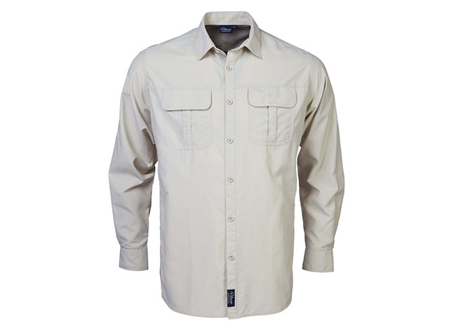 K224 Mens Long Sleeve Safari Shirt - Image 3