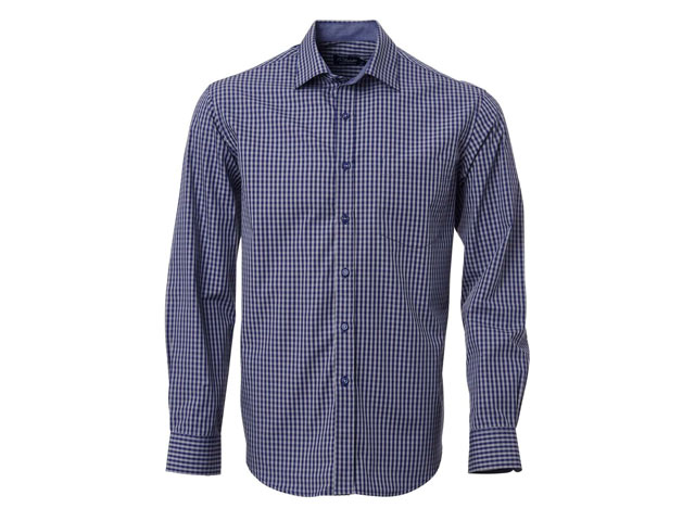 K233 Mens Heath Long Sleeve Lounge Shirt - Image 3