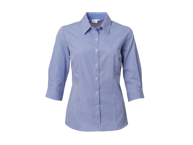 K234 Ladies Kenmore 3/4 Sleeve Ellie Blouse - Image 3