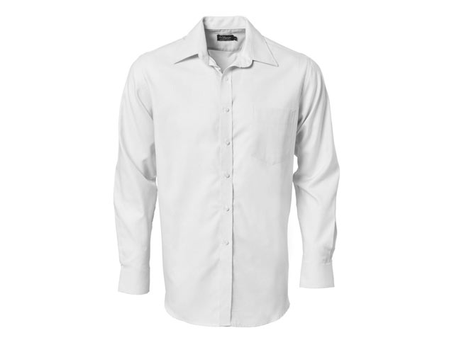 K373 Mens Oxford Long Sleeve Lounge Shirt - Image 2
