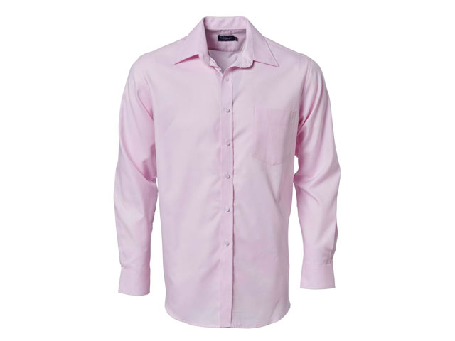 K373 Mens Oxford Long Sleeve Lounge Shirt