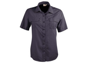 Ladies Safari Short Sleeve Blouse