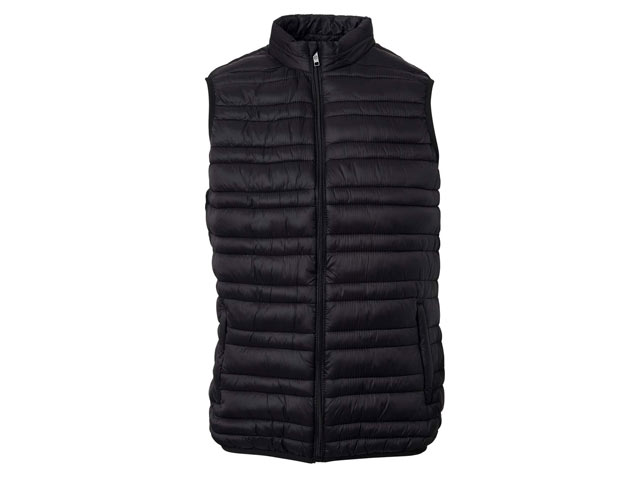 Men'S Stellar Quilted Faux Down SleeveLess Bodywarmer - Image 2