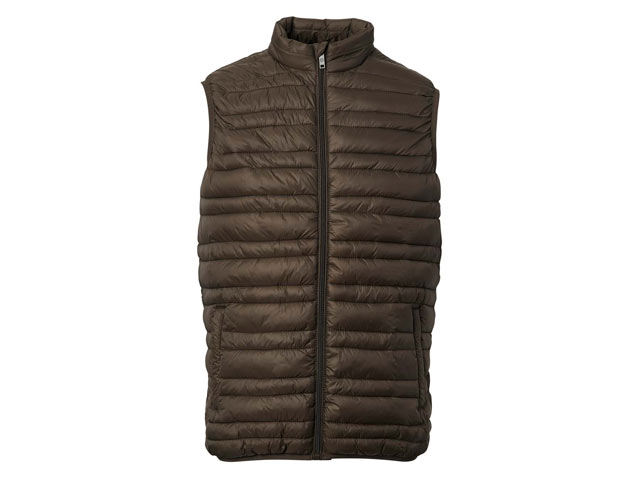 Men'S Stellar Quilted Faux Down SleeveLess Bodywarmer - Image 3