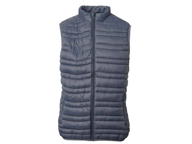Men'S Stellar Quilted Faux Down SleeveLess Bodywarmer - Image 4