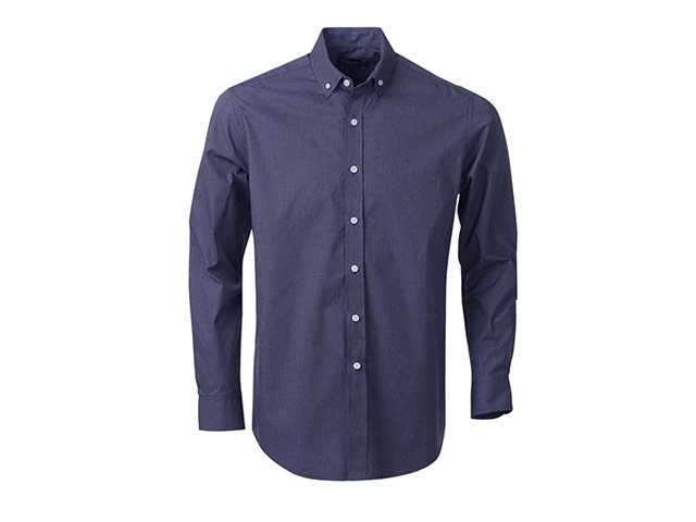 Mens Hamilton Micro Long Sleeve Shirt - Image 2