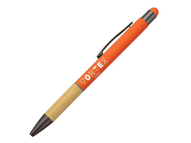 Hana Stylus Bamboo Ball Pen - Image 3