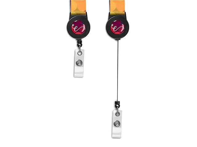 Altitude Badge Reel Double-Sided Satin Lanyard