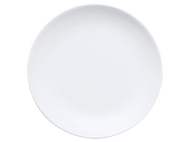 Arctic White Coupe Plate