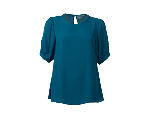 Emily Short Sleeve Ladies Blouse - Image 2