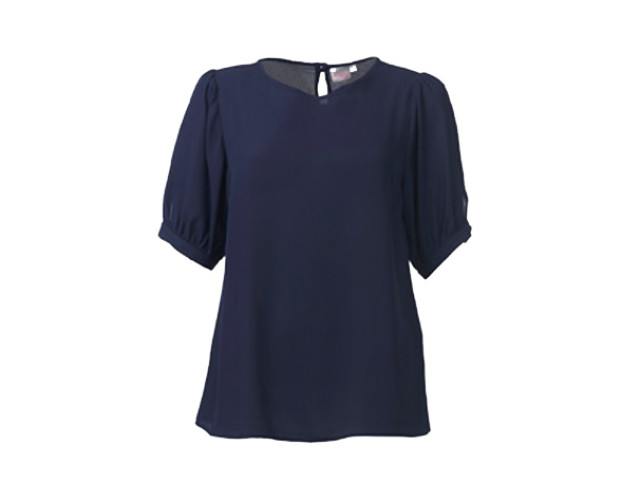 Emily Short Sleeve Ladies Blouse - Image 4