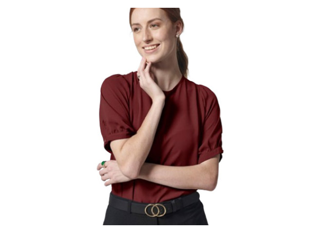 Emily Short Sleeve Ladies Blouse