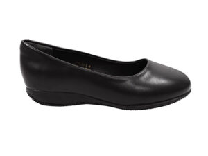 Ladies Maisie Leather-Like Wedge Shoe