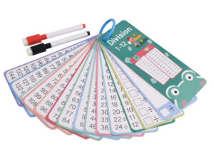 Maths Division Flash Card Set 1-12