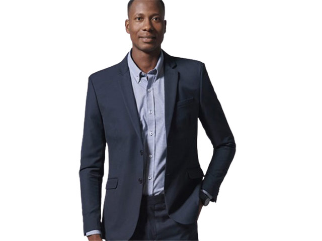 Mens Rolando Polyester Slim Fit Damon Jacket