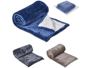Serendipio Glacial Sherpa Fleece Blanket