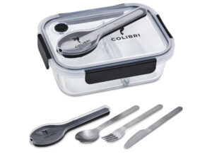 Serendipio Mealmate Lunch Box and Cutlery Set