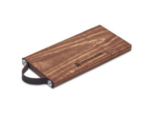 Serendipio Small Tea Time Wooden Tray with Leather Strap